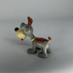 Hunden Puppy fra Sm�lferne i gr� - Schleich Patineret 