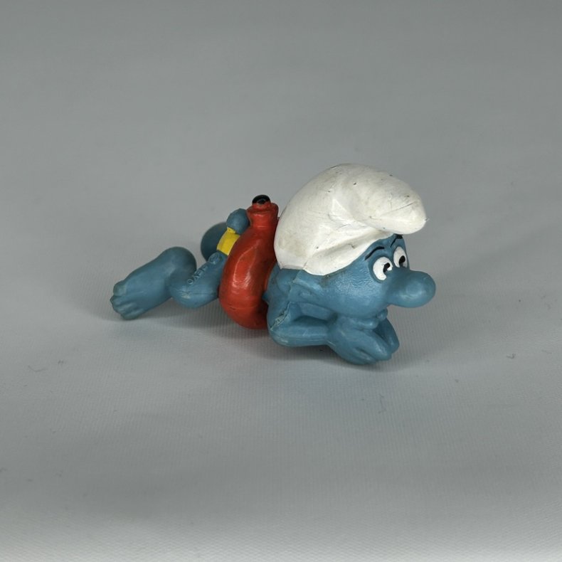 Sv�mmer Sm�lf R�d - Schleich Patineret 