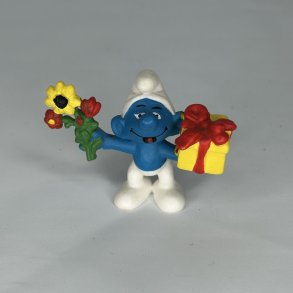 Sm�lf med Gaver og Blomster - Schleich Patineret 