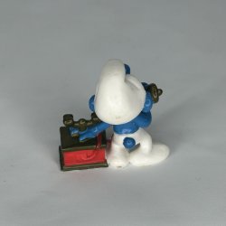 Sm�lf med telefon - Schleich Patineret 